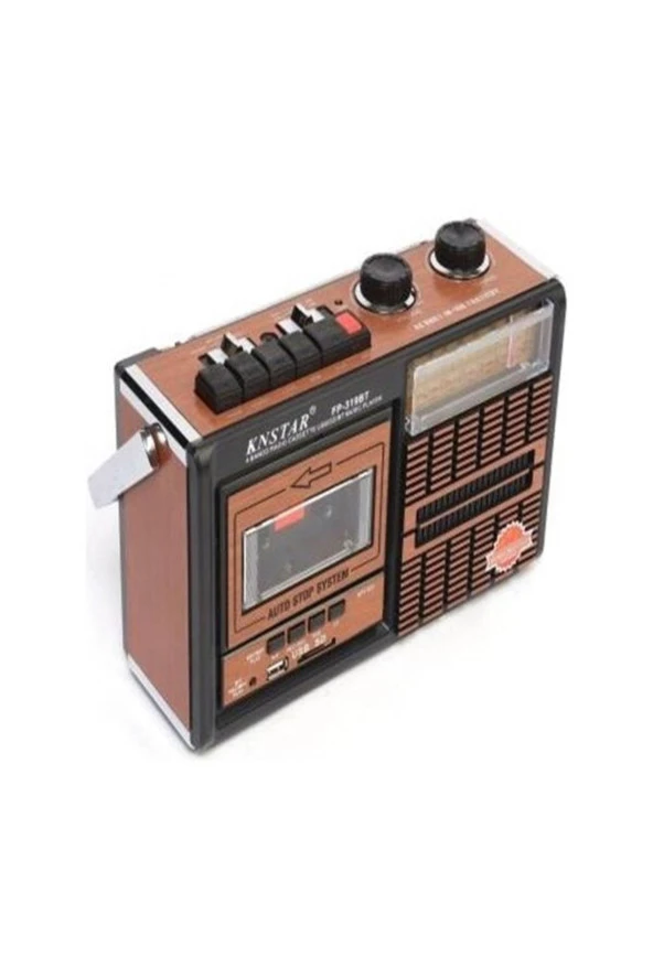 Knstar Fp-319bt Bluetooth Usb+sd+fm Radyo Kaset Çalar Müzik Çalar ürün görseli 1