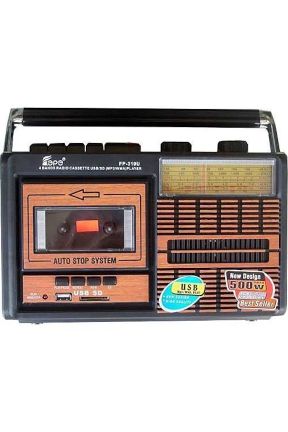 Knstar Fp 319 Retro Nostaji Radyo Kaset Çalar ürün görseli 1