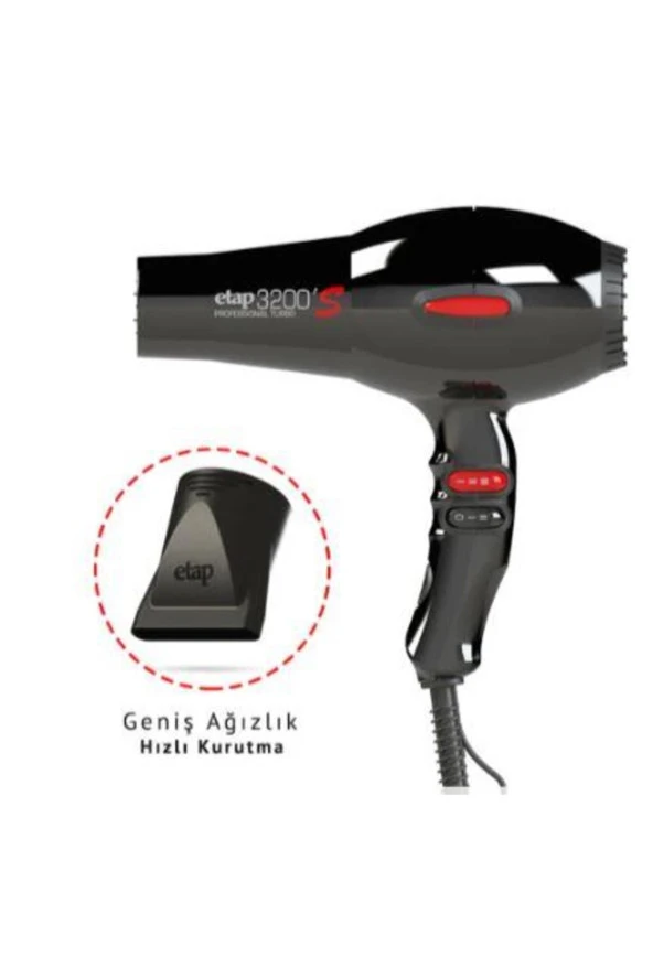 Etap 3200s Marathon 2400 W Saç Kurutma Makinesi ürün görseli 1