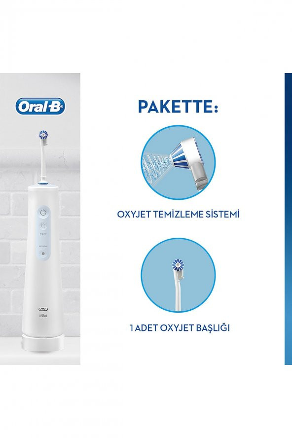 Oral-B Aquacare Oxyjet Şarj Edilebilir Ağız Duşu - Resim 2