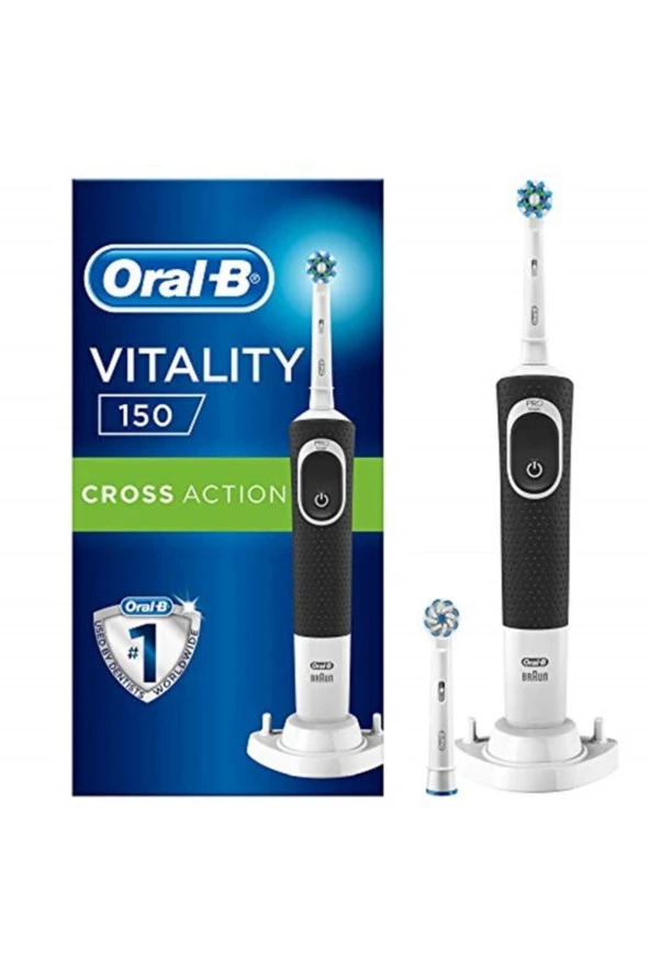 Oral-B Vitality D150 Cross Action Şarjlı Diş Fırçası + 1 Yedek Başlık ürün görseli 1