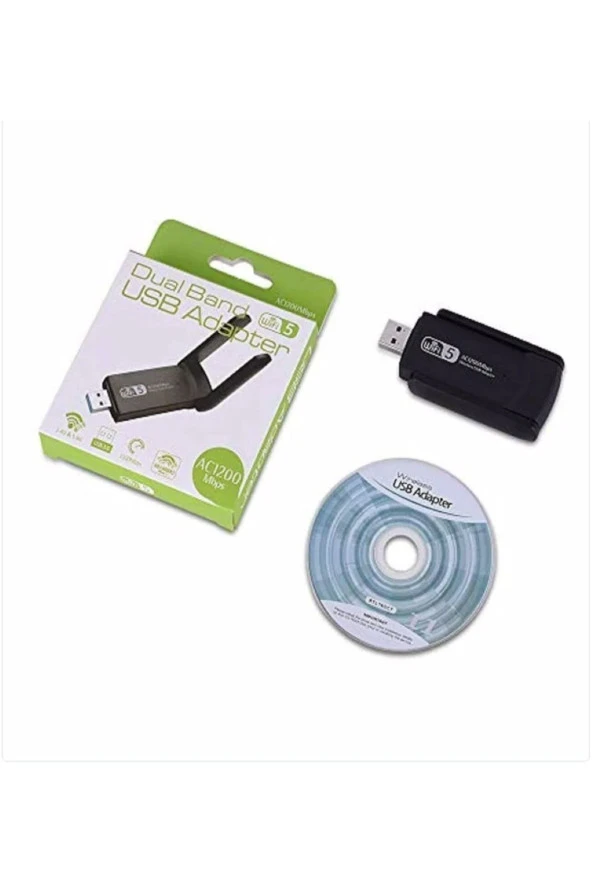 UNİDEN Dual Band Usb 3 0 Adaptör Kablosuz Wifi Alıcı Ac1200 Mbps ürün görseli 1
