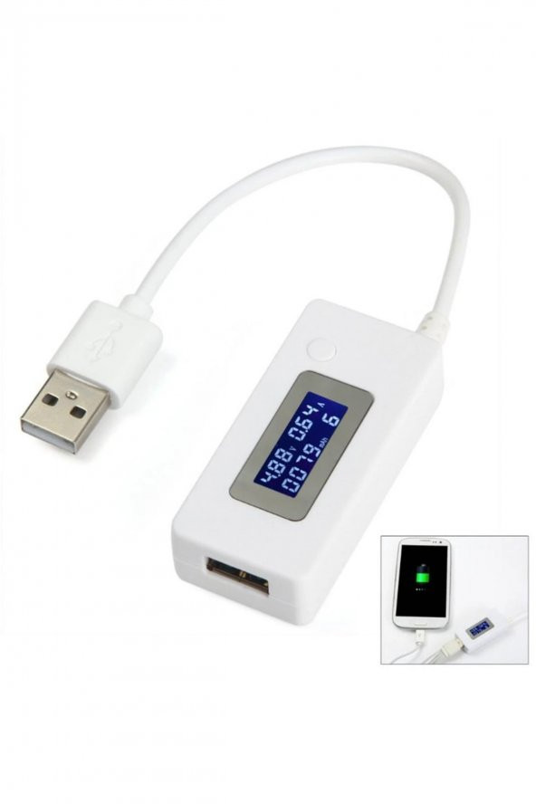 OEM Usb Kapasite Metre Kcx-017 Usb Akım Voltaj Ölçer ürün görseli 1
