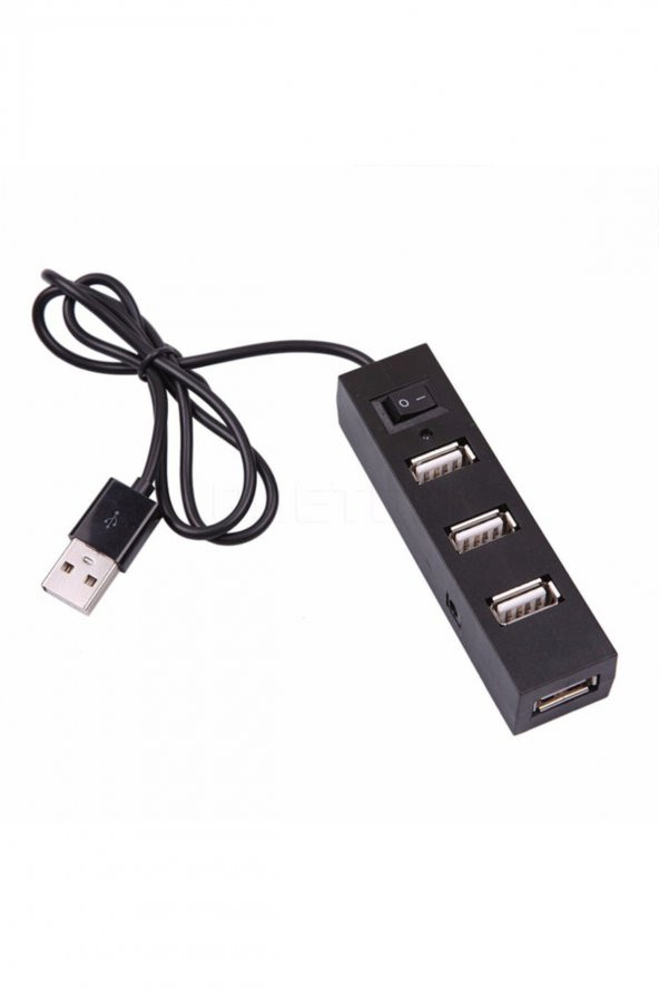 WOZLO 4 Port Usb Hub Usb 2.0 Çoklayıcı Switch On Off Anahtarlı ürün görseli 1