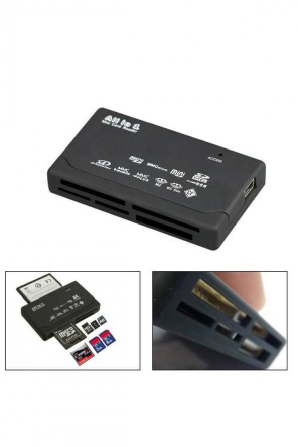 OEM Çoklu Kart Okuyucu Compact Flash Sd Micro Sd Mm Stick Xd Usb 2.0 - Resim 2