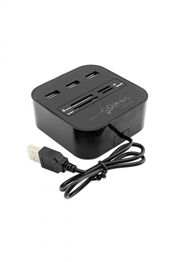 BASTORE Usb Çoklayıcı Usb Kart Okuyucu 40 in 1 USB Kart Okuyucu 3 Port Usb Çoklayıcı ürün görseli 1