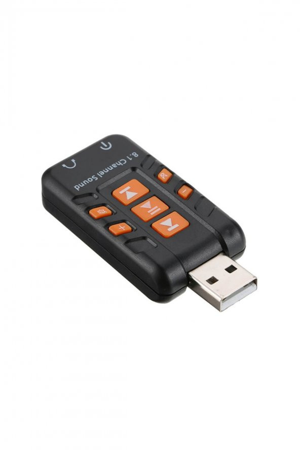 WOZLO 8.1 Usb Ses Kartı Virtual Sound 3d - Usb Harici Ses Kartı Chipli Versiyon ürün görseli 1