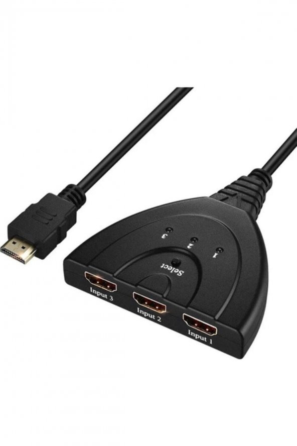 Wozlo Hdmi Çoklayıcı Switch 3 Port Çoğaltıcı ürün görseli 1