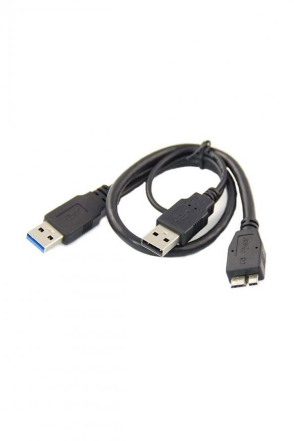 Wozlo Usb 3.0 To Mikro Usb B Harici Harddisk Hdd Y Kablosu ürün görseli 1