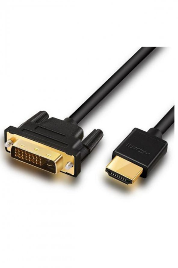 Wozlo Hdmi To Dvi 24+1 Çevirici Dönüştürücü Monitör Kablosu 1.5 Metre ürün görseli 1