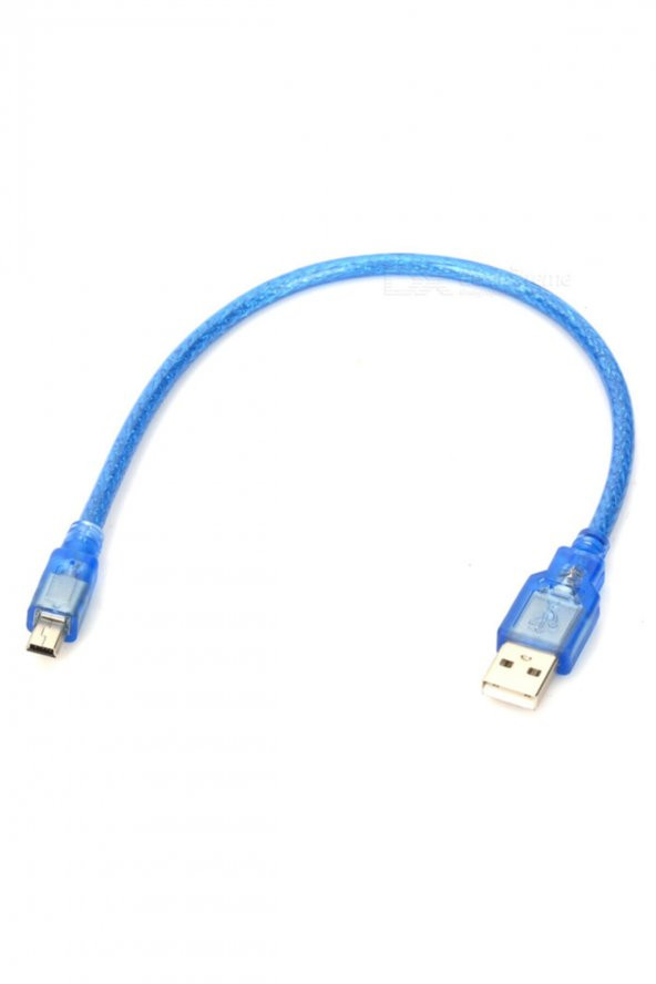 WOZLO 5 Pin Mini Usb Erkek Usb Erkek Kablo 30 cm ürün görseli 1