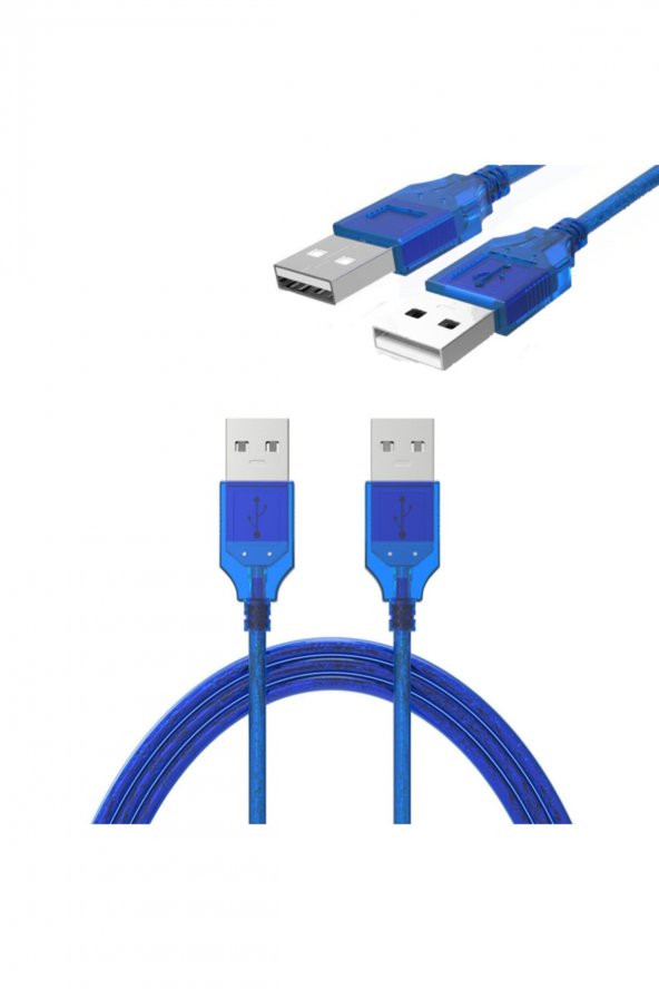 WOZLO 60cm Usb Erkek Erkek Kablo , Kısa Usb Kablo Iki Ucu Erkek Usb ürün görseli 1