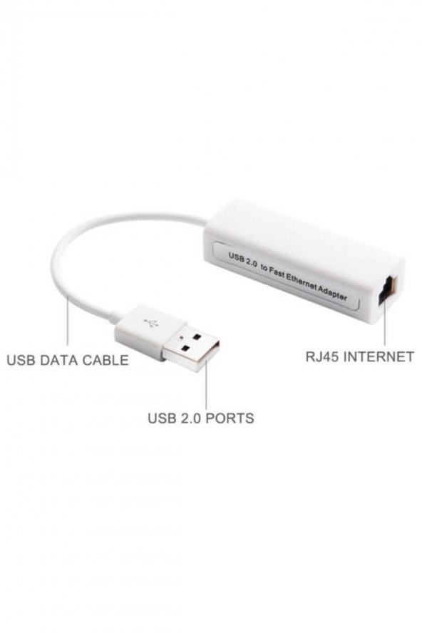WOZLO Usb 2.0 Ethernet Kartı Apple Macbook Uyumlu ürün görseli 1
