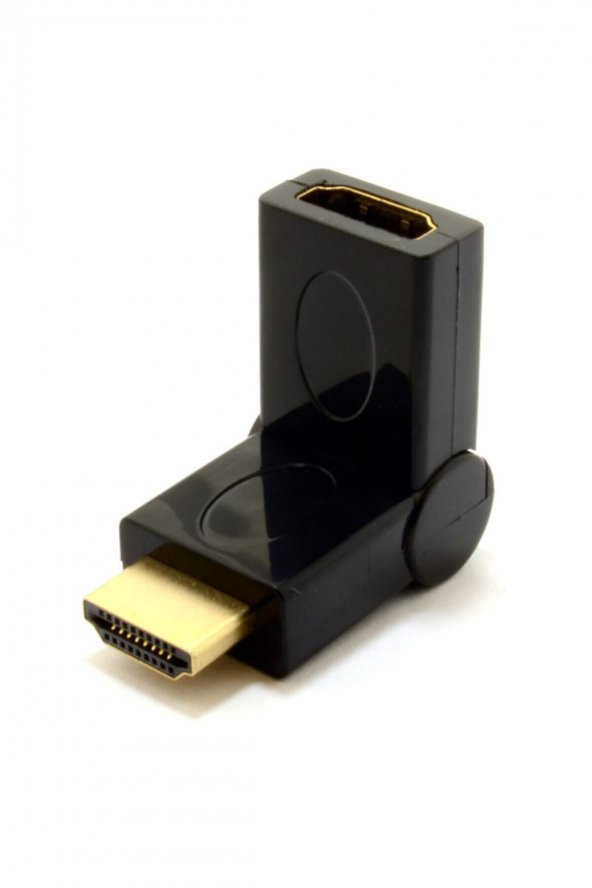 BASTORE Hdmi 90 Derece Dirsek Uzatma Oynar Başlıklı Dişi Erkek 4K 3D Ekleme Uzatma Köşe Dirsek ürün görseli 1