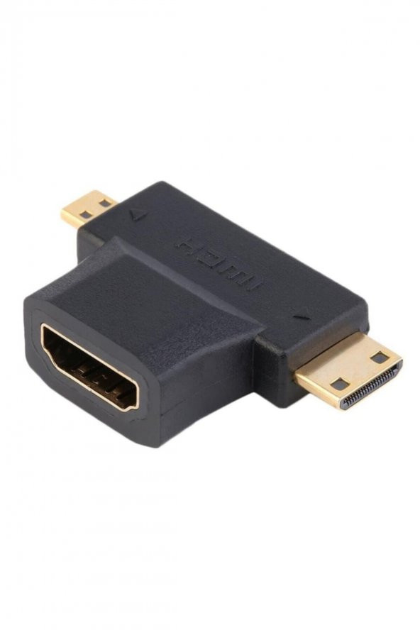 WOZLO Hdmi To Mini Hdmi Ve Micro Hdmi Çevirici ürün görseli 1