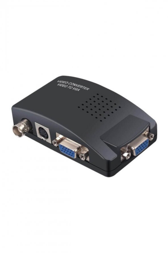 BASTORE Bnc To Vga Kamera Monitör Dvr Çevirici Dönüştürücü Adaptör Svideo Scart Rca To Vga Çevirici ürün görseli 1
