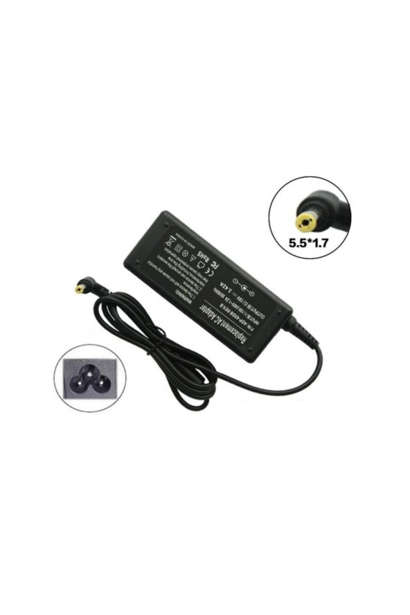 BASTORE Acer 19v 3.42a Uyumlu Notebook Adaptörü ürün görseli 1