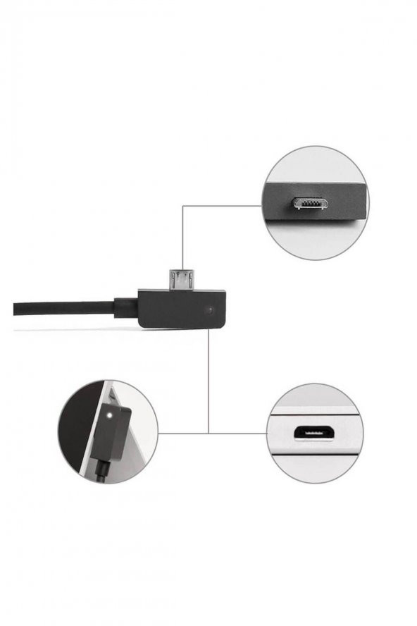 BASTORE Surface 3 Şarj Adaptörü Tamir Kablosu - 1.5 metre - Resim 2
