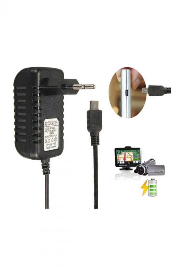 WOZLO Mini Usb 5 Pin Tablet Adaptör Şarj Cihazı 5v 2a ürün görseli 1