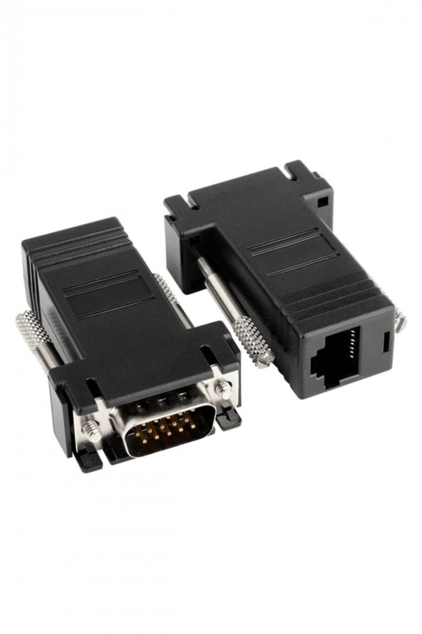 WOZLO Vga Extender Rj45 To Vga Çevirici Adaptör 2 Adet ürün görseli 1