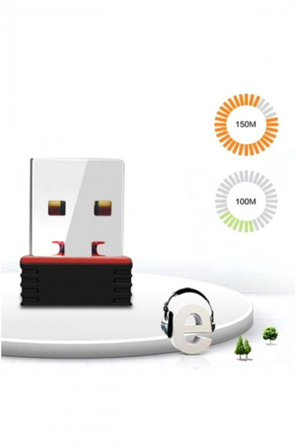 WOZLO 150 Mbps Wireless Usb Wifi Adaptör Dongle Network Lan Aparatı - Resim 2