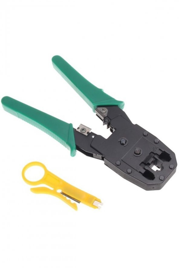 Alfais 4507 Rj9 Rj12 Rj45 Sıkıcı Sıkma Network Pensesi Kablo Soyucu Set Cat5 Internet Ucu Çakma ürün görseli 1