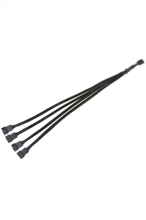 Alfais 4987 4 Pin Fan Çoklayıcı Y Pwm Çoklayıcı Splitter Kablosu 4 Port ürün görseli 1