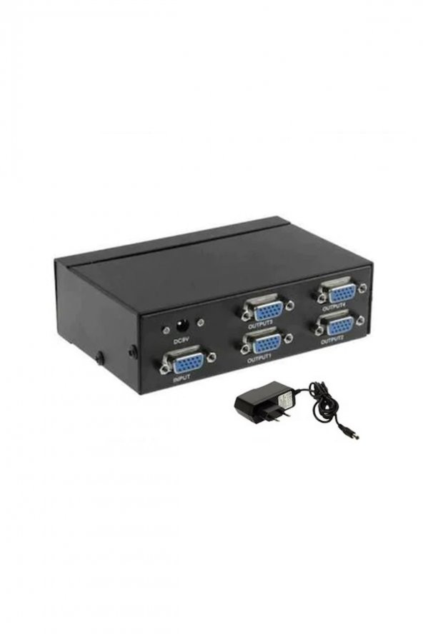 BASTORE 4 Port Vga Çoklayıcı Splitter 1 Kasa 4 Monitör Adaptörlü ürün görseli 1