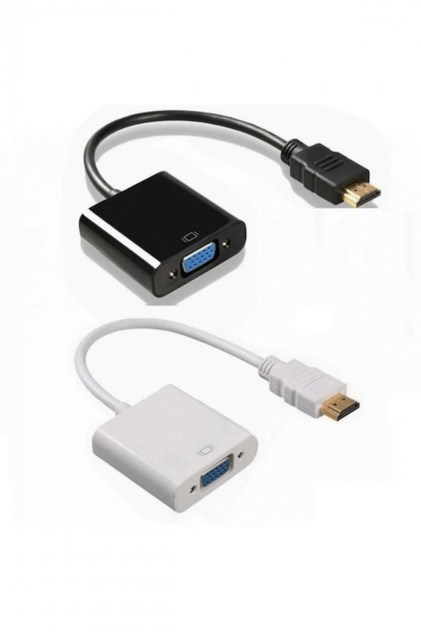 BASTORE Hdmi To Vga Kablo Çevirici Dönüştürücü Görüntü Beyaz(533633502) ürün görseli 1