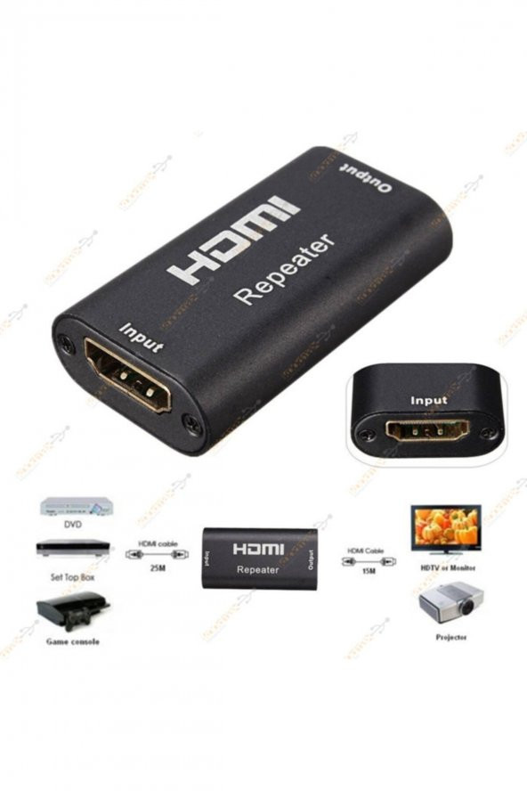 WOZLO Hdmı Repeater Uzatma Full Hd 1080p 40m Sinyal Güçlendirici ürün görseli 1
