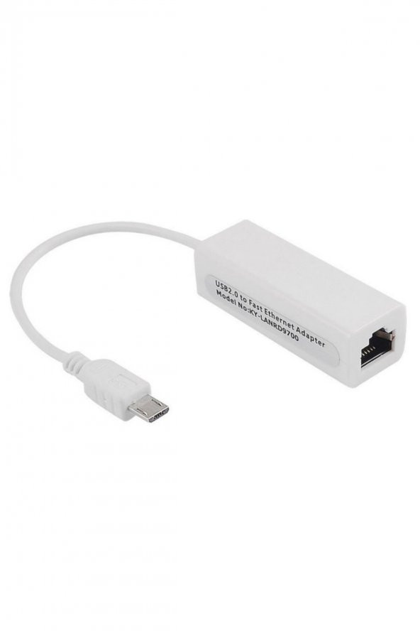 WOZLO Micro Usb To Ethernet Çevirici Kart Lan Internet Dönüştürücü Rj45 ürün görseli 1