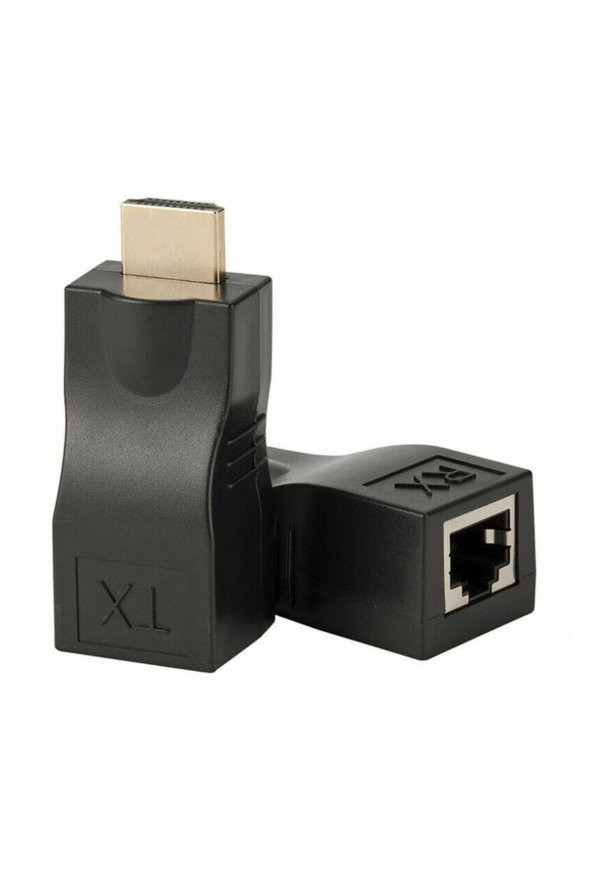 WOZLO 30m Hdmi Rj45 Dönüştürücü Kayıpsız Tek Kablo 4kx2k 1080p Hdcp Cat5e/cat6 Hdmi Extender Uzatıcı ürün görseli 1