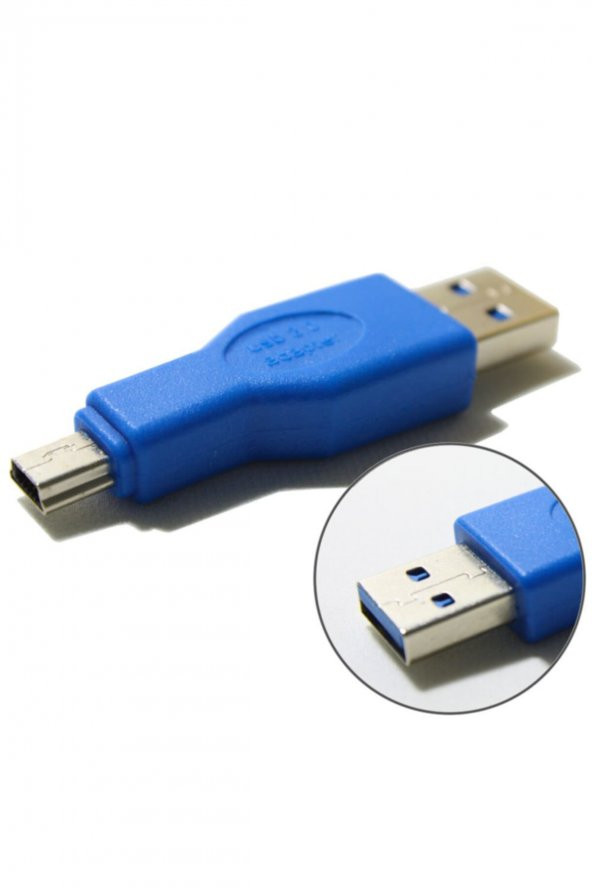 WOZLO 10 Pin Mini Usb 3.0 Erkek To Usb 3.0 Erkek Çevirici Dönüştürücü Adaptör ürün görseli 1