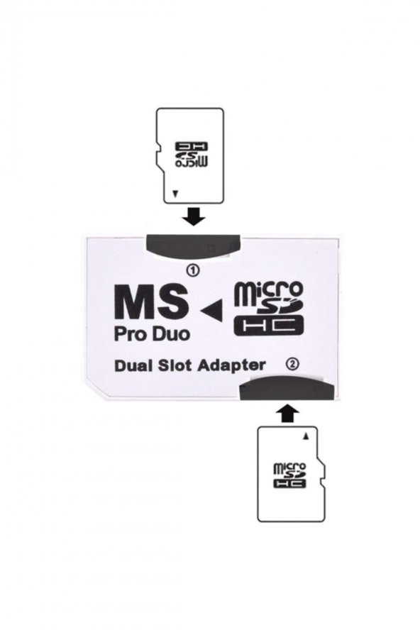 WOZLO Micro Sd Memory Stick Pro Duo Çevirici Adaptör ürün görseli 1
