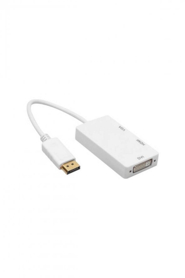 WOZLO Displayport To Hdmi Vga Dvi Çevirici Adaptör ürün görseli 1