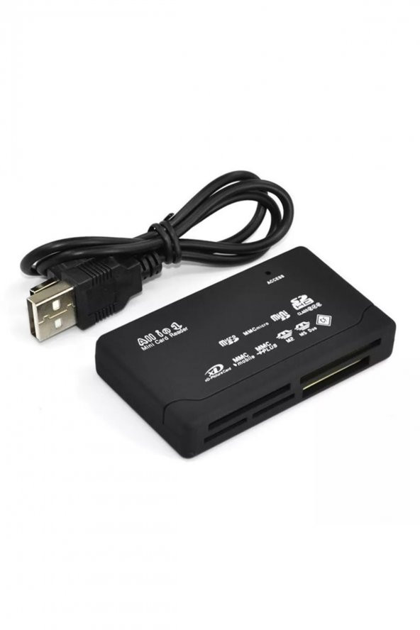 OEM Powermaster Pm-9066 Usb 2.0 Sd-mmc-mıcro Sd 4ın1 Çoklu Kart Okuyucu ürün görseli 1