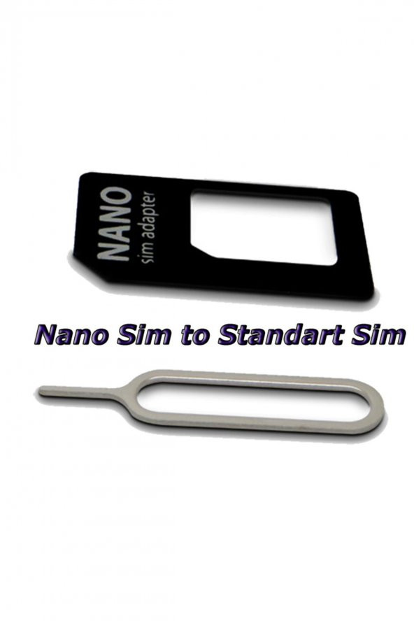 WOZLO Nano Sim Kart Adaptörü 2 Adet - Resim 2