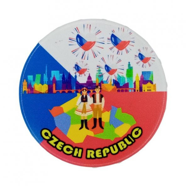 Çek Cumhuriyeti Temalı Magnet Kapak Açacak ürün görseli 1