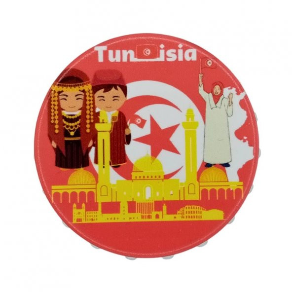 Tunus Temalı Magnet Kapak Açacak ürün görseli 1