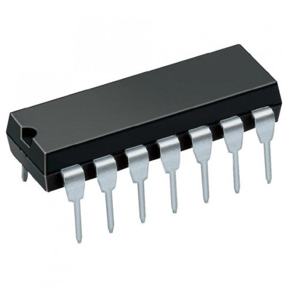 74LS02 DIP-14 Invertör Ve Kapı Entegresi - Resim 2
