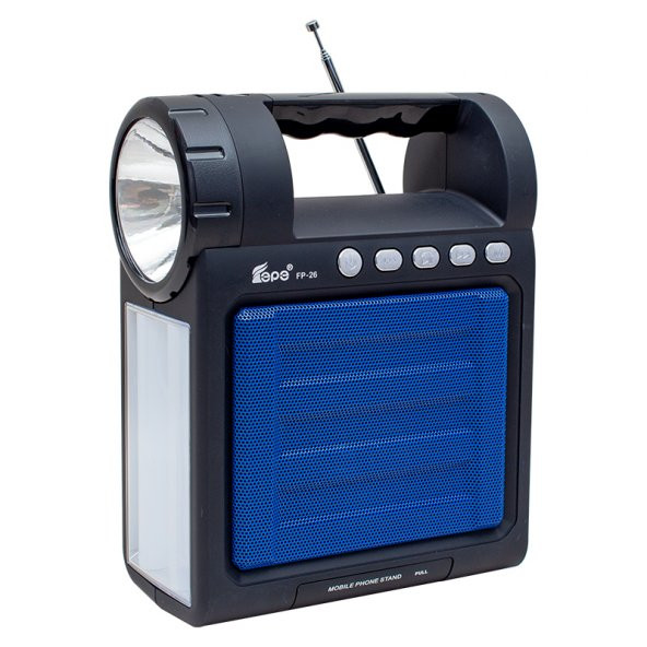 Magicvoice FP-26 USB-SD-FM-Bluetooth Destekli Fenerli Taşınabilir Hoparlör ürün görseli 1