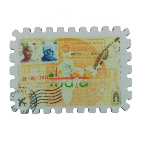Hindistan Temalı Pul Magnet ürün görseli 1