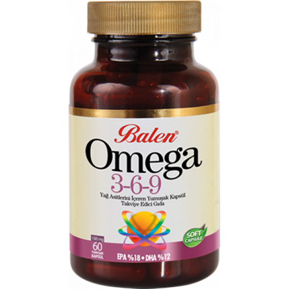 Balen Omega 3 6 9 Kapsül 1585 mg x 60 Yumuşak Kapsül ürün görseli 1