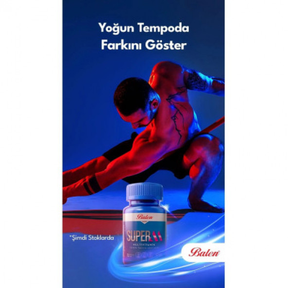Balen Süper-m Multivitamin Kapsül 585 Mg 60 Kapsül ürün görseli 1