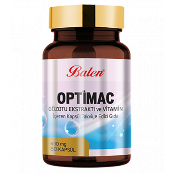 Balen Optimac Gözotu Ekstraktı Ve Vitamin Içeren 60 Kapsül ürün görseli 1