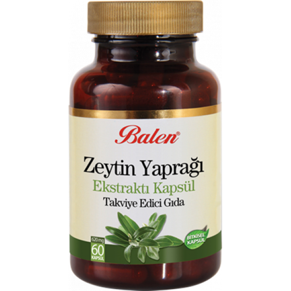 Balen Zeytin Yaprağı Ekstraktı Kapsül 500 Mg 60 Kapsül ürün görseli 1