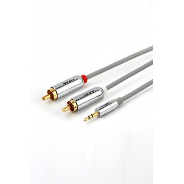 Mirax SAE-2250 3.5mm Stereo Erkek To 2 Rca Ses Transfer Kablosu ürün görseli 1