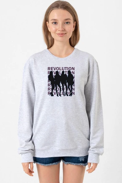 Blackpink Revolution Grimelanj Kadın 2ip Sweatshirt ürün görseli 1