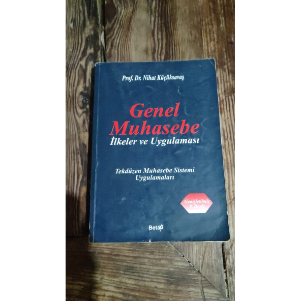 GENEL MUHASEBE İLKELER VE UYGULAMASI ... NİHAT KÜÇÜKSAVAŞ ürün görseli 1