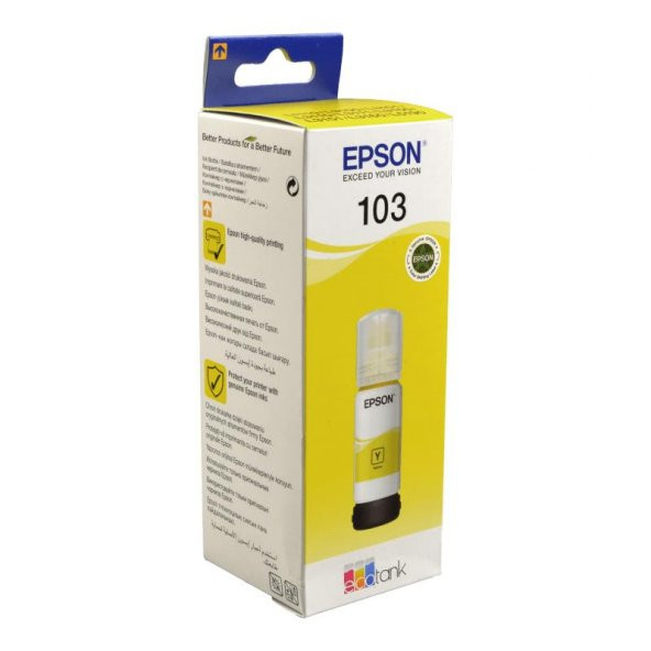 Epson Mürekkep Orj. T103 Yellow 65ml - Resim 2